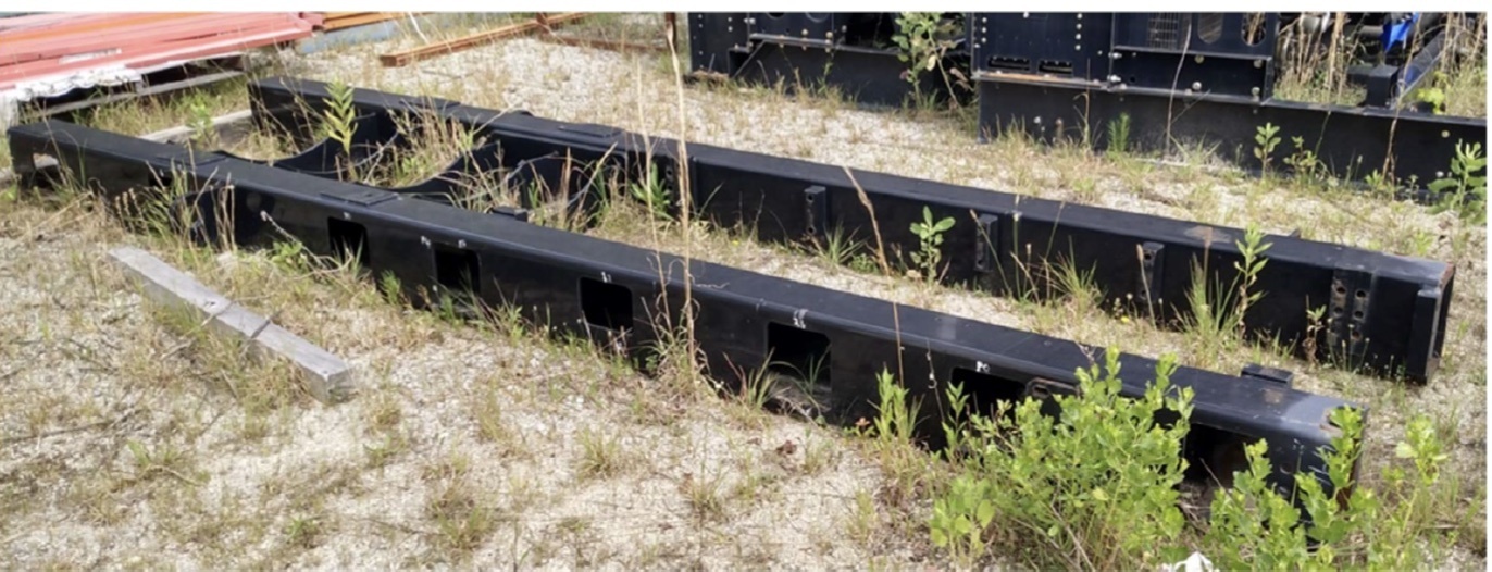 3516b Rails Skid Base, Caterpillar 3516B, Cut-To-Length line Tube design LV 744 ...