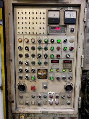 1000 Ton, Fukui #MSF-1000, mechanical single crank cold forging press, 11.1" stroke, 33.46" Shut Height, air - Image 5