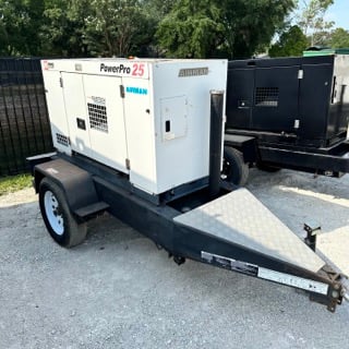 20 KW Airman Powerpro #SDG25S, diesel generator, sound attenuated enclosure, multi-voltage, Tier 2, 8719 - Image 1
