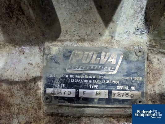 Mikro #TH Pulverizer Hammer Mill, dual horizontal screw feeder, with main motor - Image 3