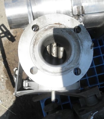 Eriez #B-3, Stainless Steel Magnetic Separator, 3" diameter In/out - Image 2