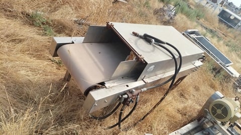 Shredder, Carbon Steel, 7" diameter x 15" face rotor, 18" width x 8' L conveyor, 4' L Stainless Steel housing - Image 5