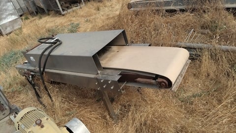 Shredder, Carbon Steel, 7" diameter x 15" face rotor, 18" width x 8' L conveyor, 4' L Stainless Steel housing - Image 6