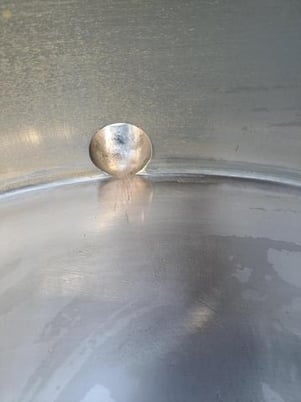 45 gallon Stainless Steel Jacketed Tank, 27" diameter x 18-3/4" H w/ 2" bottom side discharge - Image 5