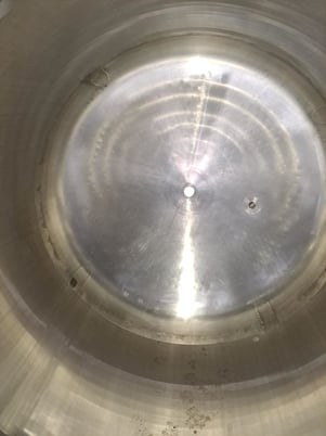 2000 gallon Stainless Steel Tank, 72" diameter x 104" H 5-zone jacketed vessel, 18" diameter Top manway, 3" - Image 9