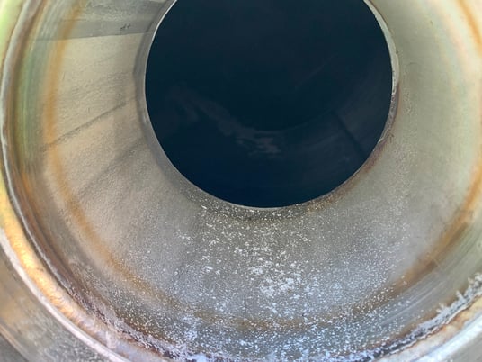 2100 gallon Stainless Steel Tank, 6' diameter x 10' H, 2" magnesium silicate insulation, 24" diameter Flanged - Image 10