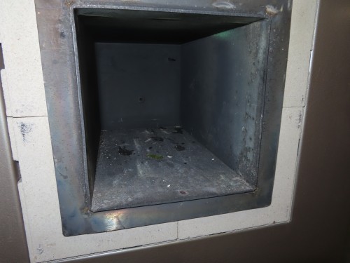 9" width x 9" H x 15.75" D Blue M #8640F-3, lab electric furnace, 1850&deg;F, Honeywell analog controls - Image 3