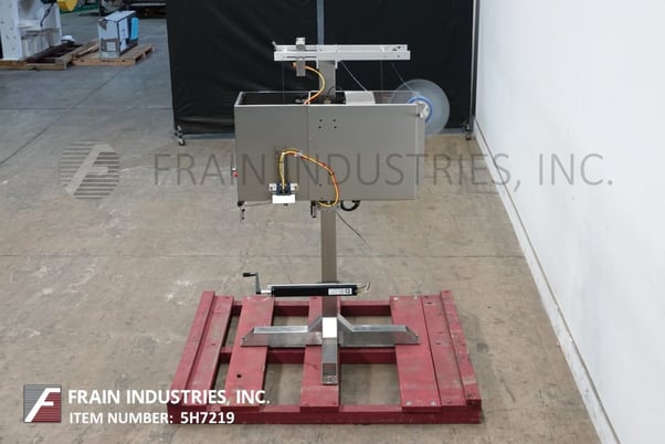 Axon #EZ-130, automatic, tamper evident shrink neck bander or sleeve label applicator with Model EZ-36 shrink - Image 4
