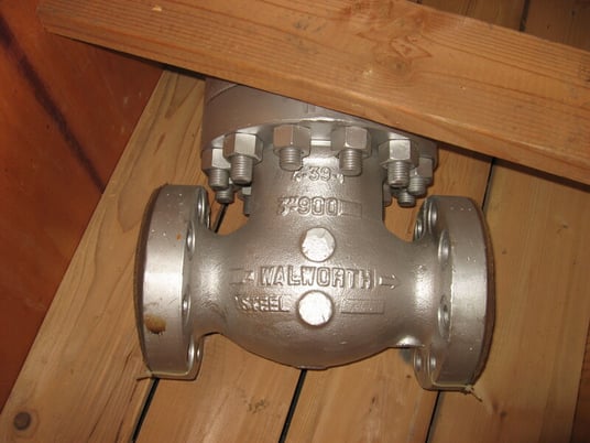 3" Walworth #CL900 stop check steam valve, WC6 body, reconditioned - Image 2