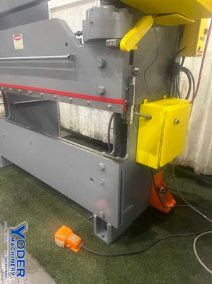 70 Ton, Heim #70-8, press brake, 8' overall, 76" between housing, 3" stroke, 8" throat, air clutch & brake - Image 7