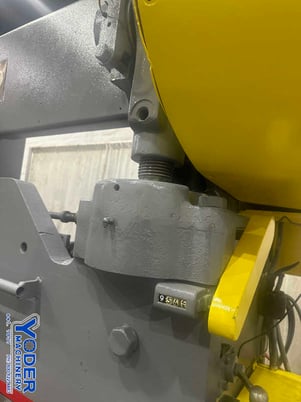 70 Ton, Heim #70-8, press brake, 8' overall, 76" between housing, 3" stroke, 8" throat, air clutch & brake - Image 9