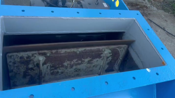14" x 30" Allied Blower rotary airlock rubber tip, metal wheel rotary valve - Image 4