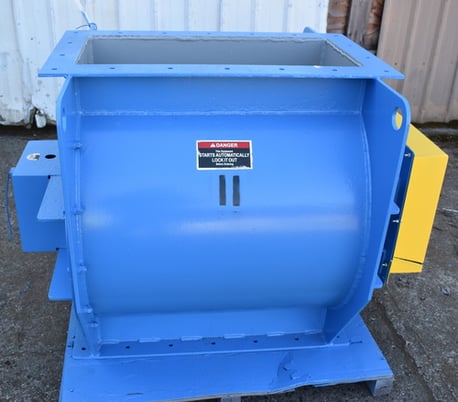 14" x 30" Allied Blower rotary airlock rubber tip, metal wheel rotary valve - Image 7
