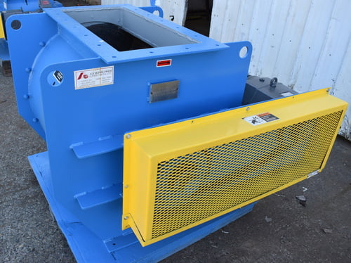 14" x 30" Allied Blower rotary airlock rubber tip, metal wheel rotary valve - Image 9