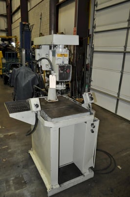 Ettco #ATU-4, lead screw tapper, 4" stroke, 20.5" x21" table, 26" vertical clearance, coolant, foot pedal - Image 1