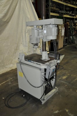 Ettco #ATU-4, lead screw tapper, 4" stroke, 20.5" x21" table, 26" vertical clearance, coolant, foot pedal - Image 9