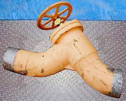 6" Ammonia Valve, Handle diameter: 12" Inlets/outlets: (2) 6" diameter Ports - Image 3