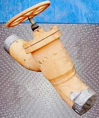 6" Ammonia Valve, Handle diameter: 12" Inlets/outlets: (2) 6" diameter Ports - Image 5