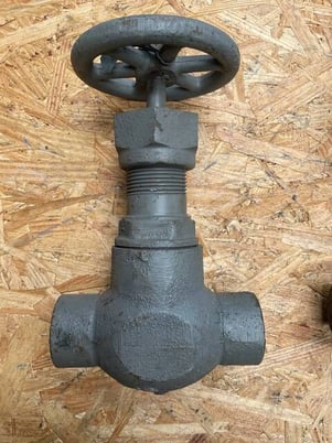 1" Vilter Ammonia Hand Expansion Shut-Off Valve, 4-Bolt (Square Flanges) - Image 6