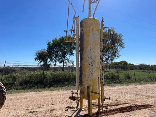 635 gallon RVS Vertical Ammonia Receiver, 36" x 120" - Image 6