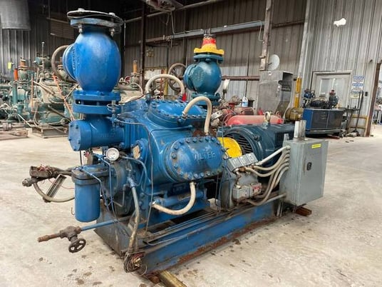 150 HP Vilter #458, 8-Cylinder Reciprocating Compressor Package, 230/460 V., Direct Drive Driven - Image 4