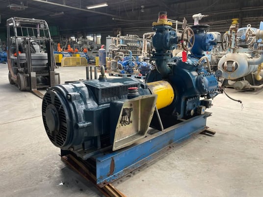 150 HP Vilter #458, 8-Cylinder Reciprocating Compressor Package, 230/460 V., Direct Drive Driven - Image 8