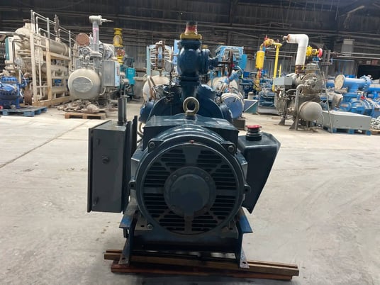 150 HP Vilter #458, 8-Cylinder Reciprocating Compressor Package, 230/460 V., Direct Drive Driven - Image 9