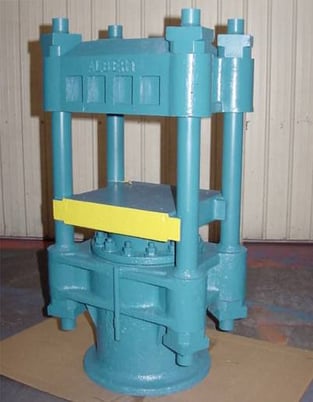 200 Ton, Albert, 24" x 24", upact.4-post, 16" stroke, 17" daylight, 16" ram, 38" work height, #593 - Image 1