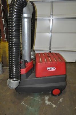 Lincoln #Mobi-Flex-200-M, mobile fume extractor, dual extractor arm - Image 2