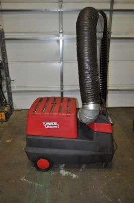 Lincoln #Mobi-Flex-200-M, mobile fume extractor, dual extractor arm - Image 3