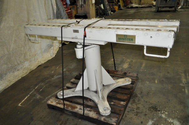 5000 lb. Minster #MDT5-54C, die lift cart, 84" L x 23" W, 43" passline, roller bearing top - Image 1