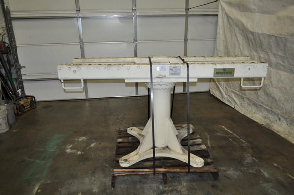 5000 lb. Minster #MDT5-54C, die lift cart, 84" L x 23" W, 43" passline, roller bearing top - Image 5