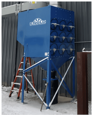 2500 cfm Englo #2-4, dust collector, 4 filters, 1016 filter area, new - Image 1