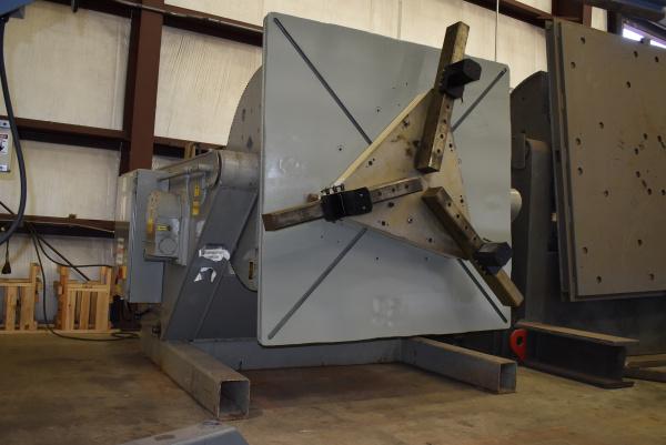 50000 lb. Koike Aronson #HD500FV, positioner w/ chuck, 84" x84" tbl., variable speed rotation, dual gear - Image 1