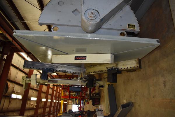 50000 lb. Koike Aronson #HD500FV, positioner w/ chuck, 84" x84" tbl., variable speed rotation, dual gear - Image 6