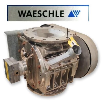 12" Waeschle #ZPD-400, Stainless Steel rotary airlock valve, 2 HP, 230/460 V., 3-phase - Image 1