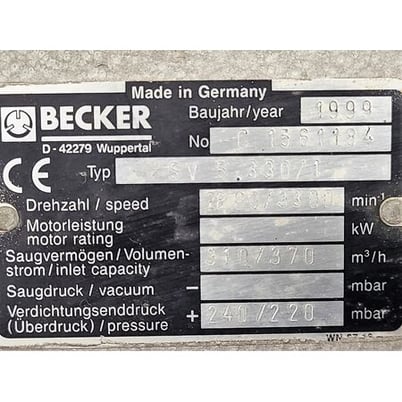 Seed Processing Holland, 5 cu.ft. vacuum - Image 3