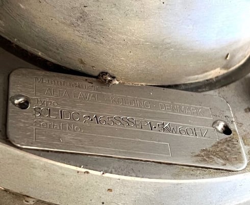 Alfa Laval #SOLIDC2165SSSEP15KW60HZ, sanitary horizontal centrifugal pump, 2" x 3", 2 HP, 460 V., 1720 RPM - Image 4