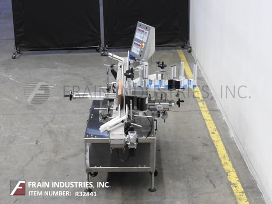 Tronics #S30, Stainless Steel, open style frame, stepper driven, pressure sensitive, wrap labeler rated from - Image 3