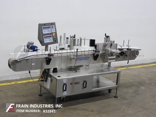 Tronics #S30, Stainless Steel, open style frame, stepper driven, pressure sensitive, wrap labeler rated from - Image 5