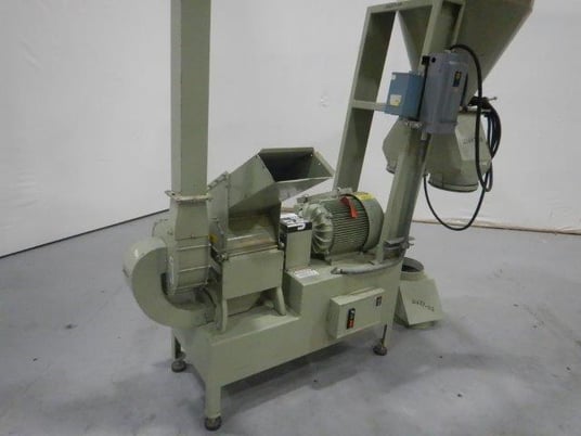 Jay Bee #3CB, hammermill, 10 HP, self contained cyclone for dustless grinding - Image 2