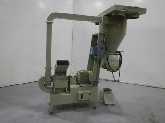 Jay Bee #3CB, hammermill, 10 HP, self contained cyclone for dustless grinding - Image 4