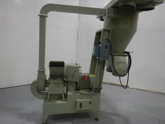 Jay Bee #3CB, hammermill, 10 HP, self contained cyclone for dustless grinding - Image 6