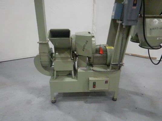 Jay Bee #3CB, hammermill, 10 HP, self contained cyclone for dustless grinding - Image 7