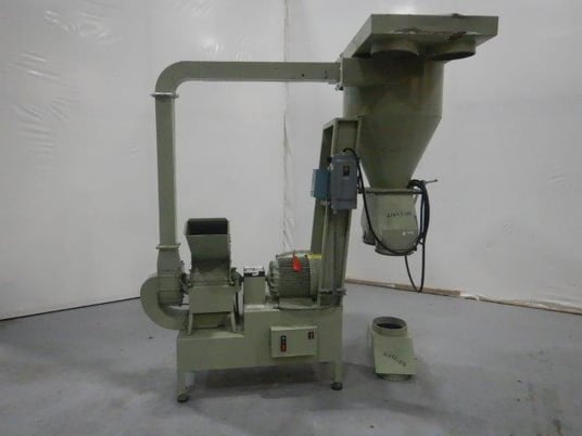 Jay Bee #3CB, hammermill, 10 HP, self contained cyclone for dustless grinding - Image 8