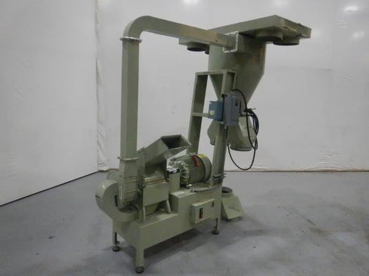 Jay Bee #3CB, hammermill, 10 HP, self contained cyclone for dustless grinding - Image 9