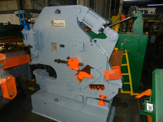 6" x 6" x 1/2" Hill-Acme #6, hydraulically operated ironworker, 95 ton, 15 HP - Image 2