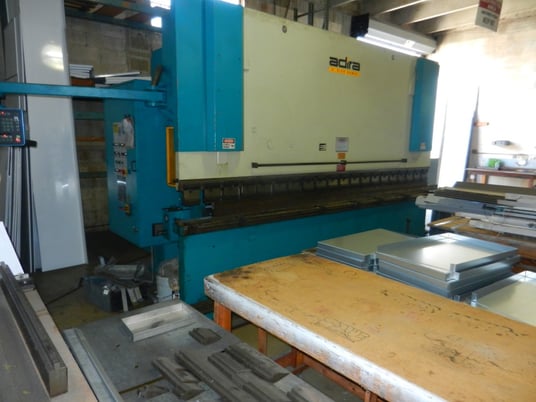 165 Ton, Adira #QHD-15040, 2-Axis CNC hydraulic press brake, 13' overall, 124" between housing, 6.3" stroke - Image 3