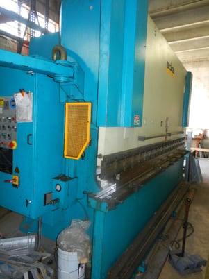 165 Ton, Adira #QHD-15040, 2-Axis CNC hydraulic press brake, 13' overall, 124" between housing, 6.3" stroke - Image 5