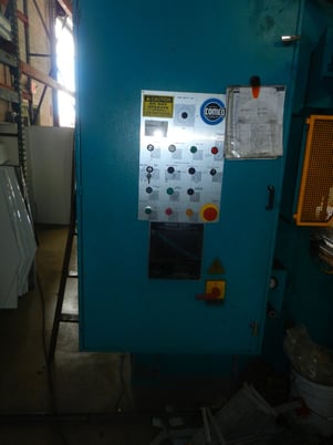 165 Ton, Adira #QHD-15040, 2-Axis CNC hydraulic press brake, 13' overall, 124" between housing, 6.3" stroke - Image 8